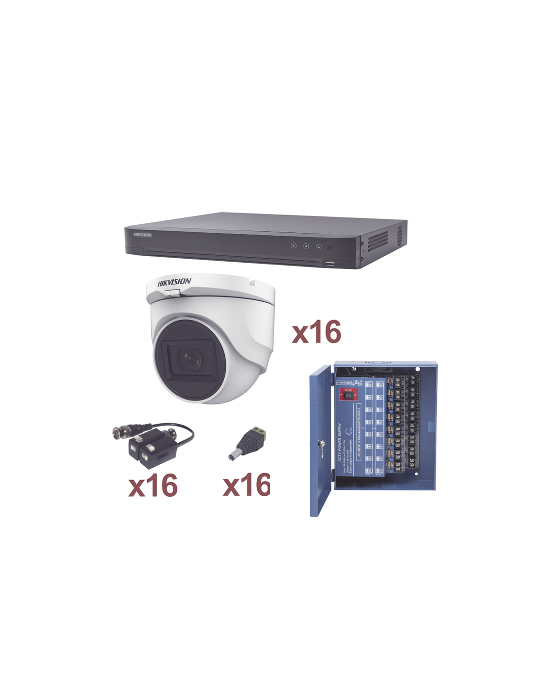 Modelo Kh1080p16dw Kit Turbohd 1080p Dvr 16 Canales 16 Cámaras