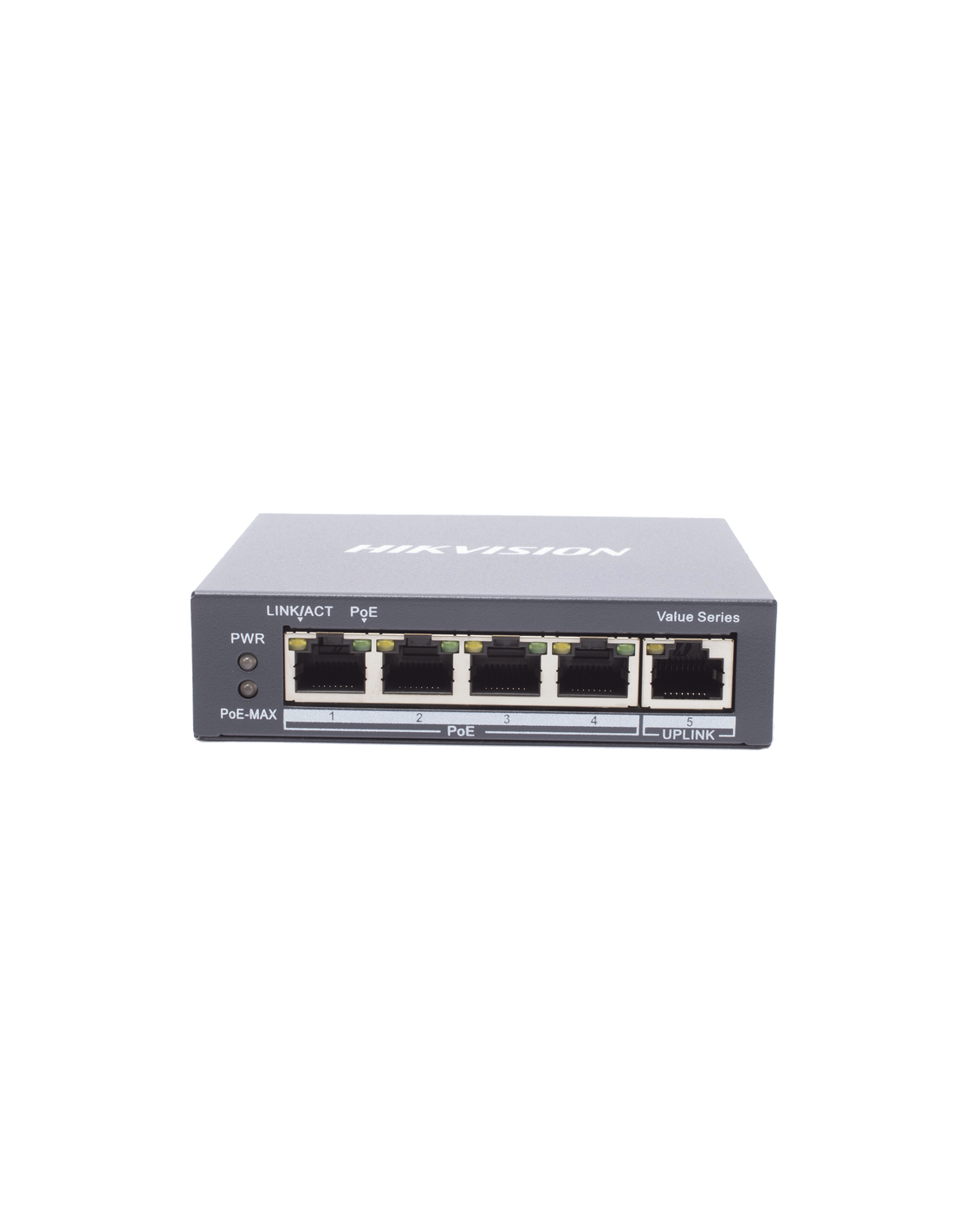 Modelo: DS-3E0505P-E/M Switch Gigabit PoE+ / No Administrable / 4 ...