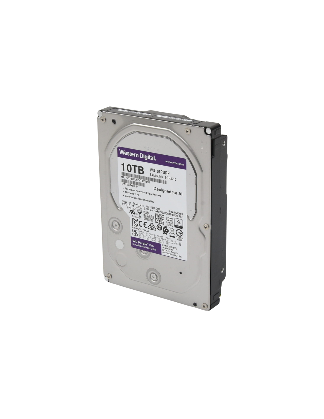 Modelo WD101PURP Disco Duro Purple Pro De 10 TB 7200 RPM 
